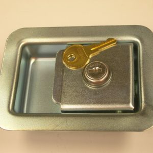 Rustproof Steel Locking Key 501 Junior Size Flush Latch without Mounting Holes