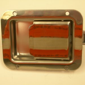 Stainless Steel Junior Size Flush Latch with Mounting Holes