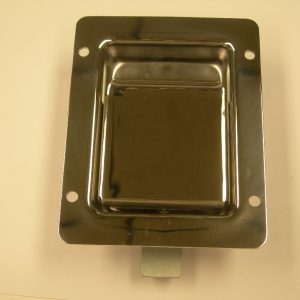 .84 lbs Stainless Steel Non Key Locking Flush Mounted Junior Size Single Point 4890 Series Paddle Handle with Mounting holes - Discontinued