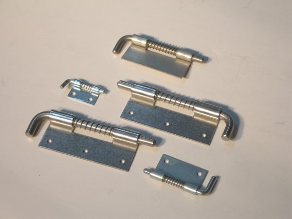 .50 Inch Zinc Plated Steel Left Hand Cane Bolt Latch
