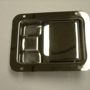 Heavy Duty Stainless Steel Single Point Non Locking Latch with Mounting Holes
