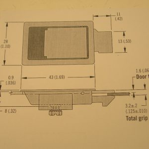 Stainless Steel Blind Mounting Mini Slam Latch